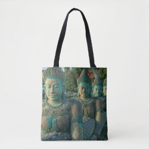 Naher Aufbau von Kunstwerken Tasche