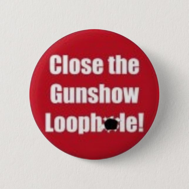 Naher Gewehr-Show-Schlupflochknopf Button (Vorderseite)