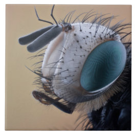 Naher Insektenkopf Fliese