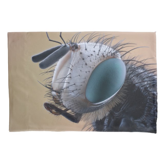 Naher Insektenkopf Kissenbezug (Vorderseite)