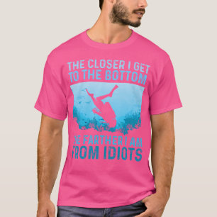 Naher komme ich zu den unteren Scuba Diving Snor T-Shirt