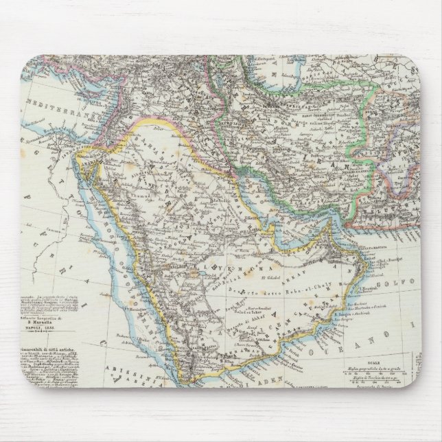 Naher Osten, Südasien Mousepad (Vorne)