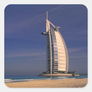 Naher Osten, Vereinigte Arabische Emirate, Dubai, Quadratischer Aufkleber