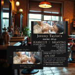 Naher Shave, Männerwerbung Flyer<br><div class="desc">Nahe Shave,  Herren Barbers Werbung Flyer durch den Business Card Store.</div>