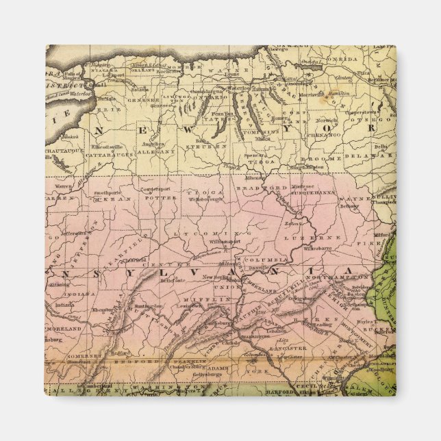 Naher Staaten Magnet (Vorne)