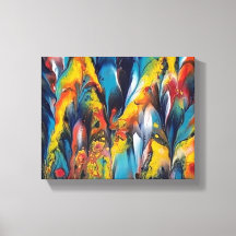 Naher und Feathery2-Druck auf 10x18-Leinwand