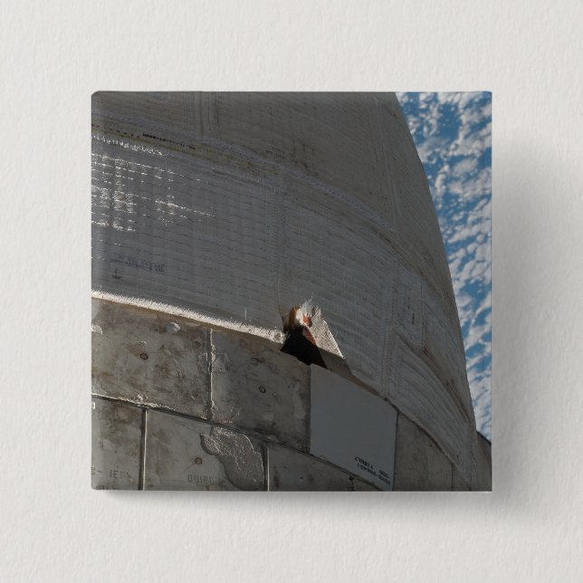 Naher Weltraumbahnhof Button (Vorderseite)