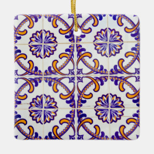 Näheres Muster von Fliesen, Portugal Keramikornament