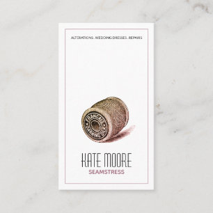 Näherin-Schneider-Spule des Fadens Visitenkarte