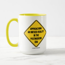 Nähernde gelöste Wirklichkeit im Postmodern Tasse