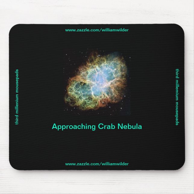 Nähernder Krabben-Nebelfleck Mousepad (Vorne)