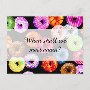 Nähert nahtloses Muster + Ihr Backgr. Ideen Postkarte