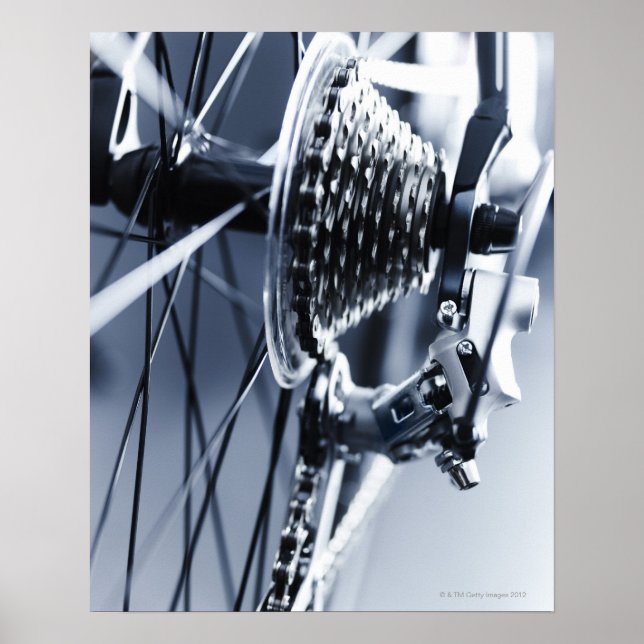 Nahes Anfahren von Fahrrädern 2 Poster (Vorne)