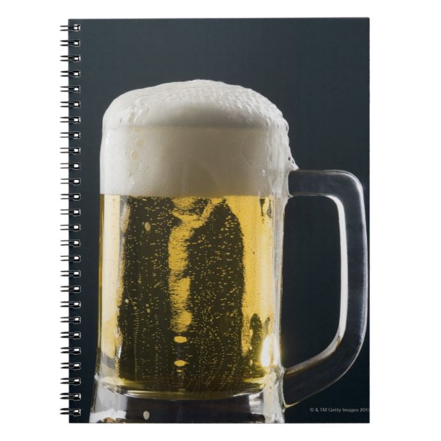 Nahes Bierglas Notizblock (Vorderseite)
