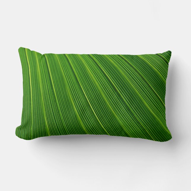 Nahes grünes Leaf Lendenkissen (Vorderseite)
