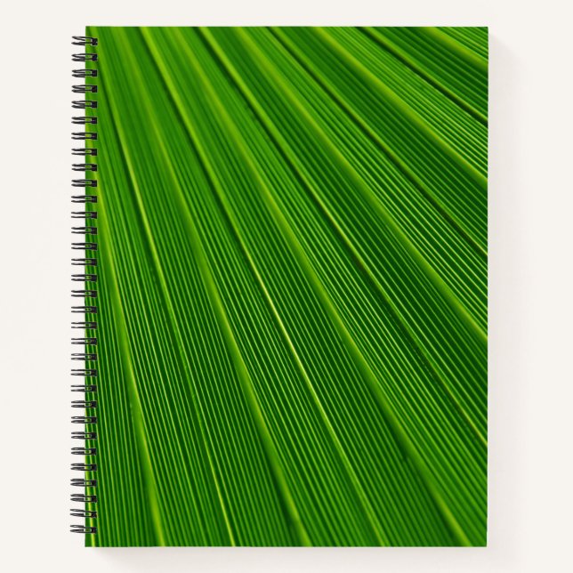 Nahes grünes Leaf Notizbuch (Vorderseite)