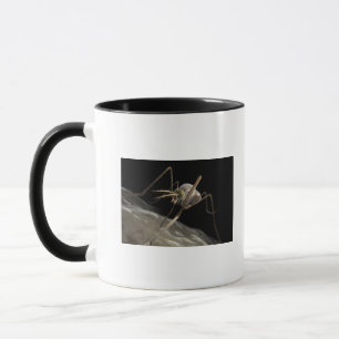 Nahes hohes Beißen des Moskitos 3d Tasse