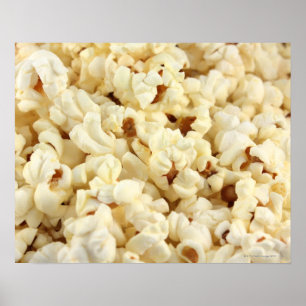 Nahes hohes des schlichten Popcorns Poster