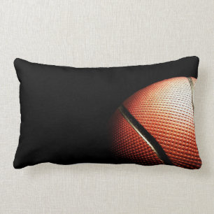 nahes hohes Kissen des Basketball-Fotos