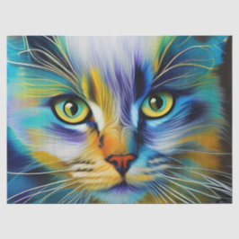 Nahes up of a Colorful Siamese Kitten Seidenpapier