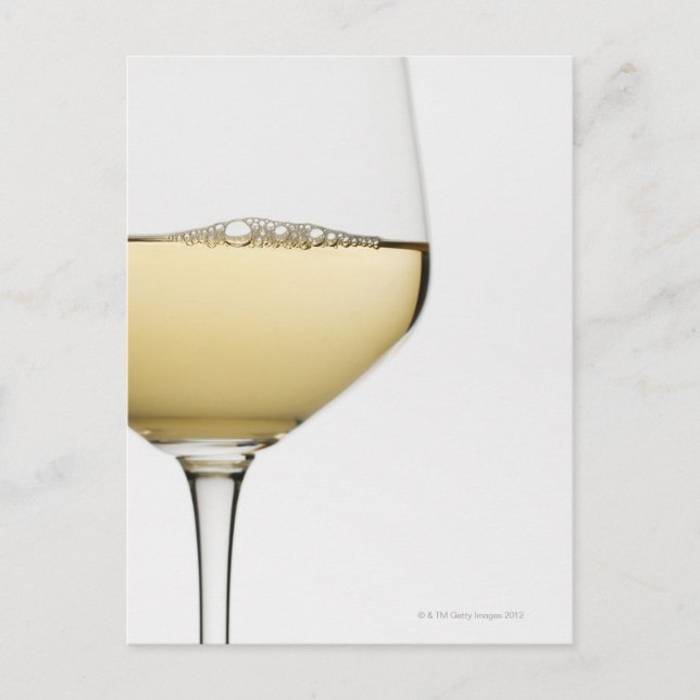 Nahes Weißwein Postkarte (Vorderseite)