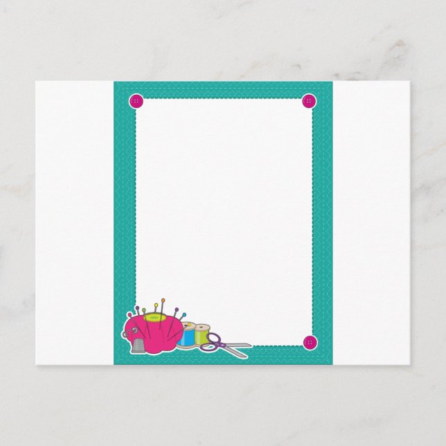 Nähgrenze Postkarte (Vorderseite)
