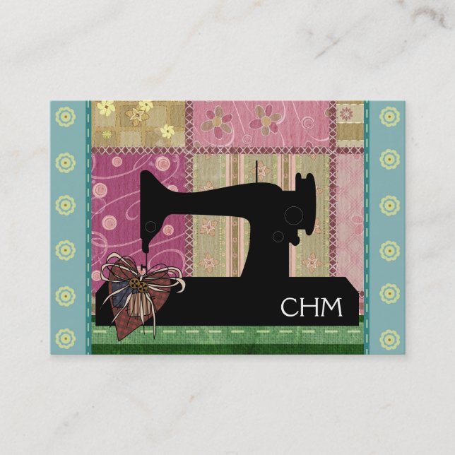 Nähkarte/Quiltkarte - SRF Visitenkarte (Vorderseite)