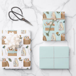 Nähknoten Geschenkpapier Set
