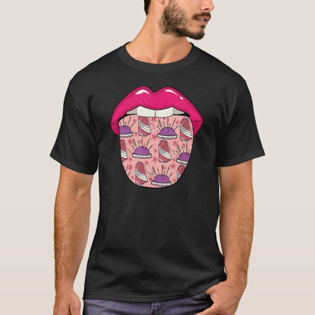 Nählippen Nähhandmaschine S T-Shirt (Vorderseite)