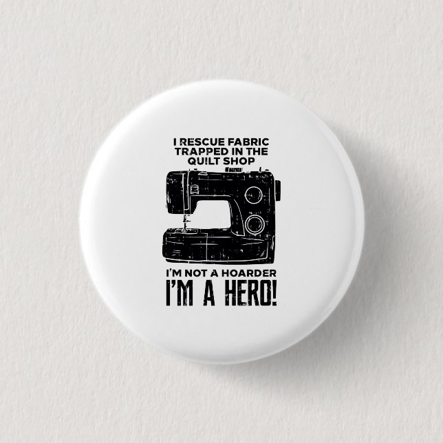 Nähmaschine Button (Vorderseite)