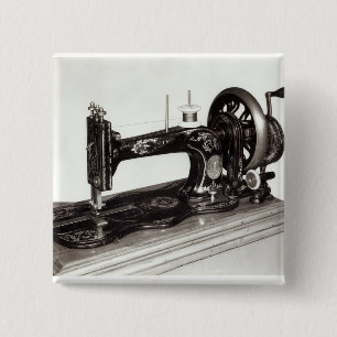 Nähmaschine der Sänger-"neuen Familie", 1865 Button