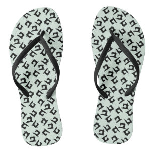 Nähmaschine Druckminzkunstwerk Flip Flops