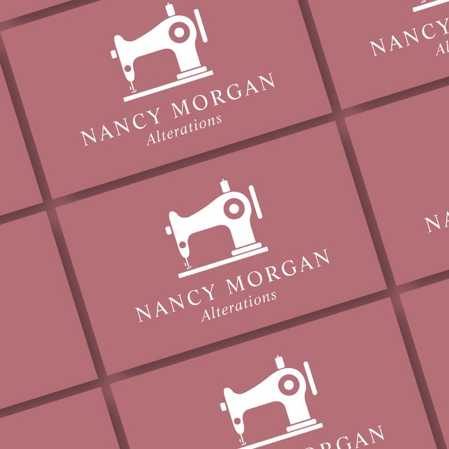 Nähmaschine Dusty Rose Visitenkarte (Von Creator hochgeladen)