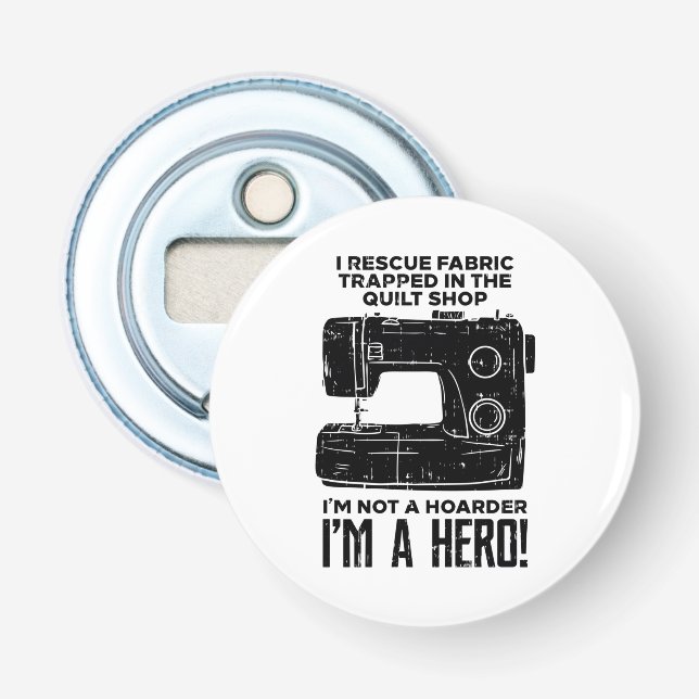 Nähmaschine Flaschenöffner (Vorderseite)