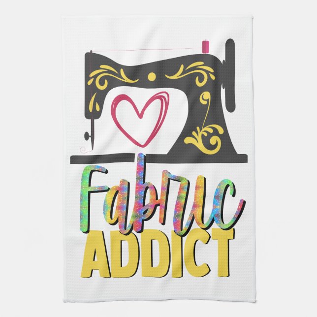 Nähmaschine für Fabric Addict  Geschirrtuch (Vertikal)