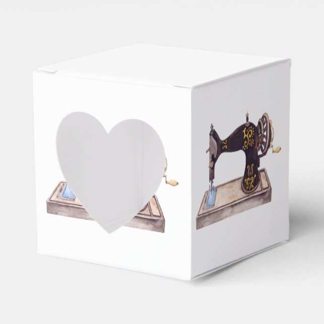 Nähmaschine Geschenkschachtel (Vorderseite)