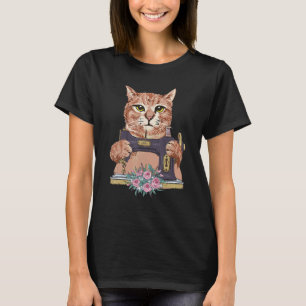 Nähmaschine Kitty Cat Quilting für Näherin Quilte T-Shirt