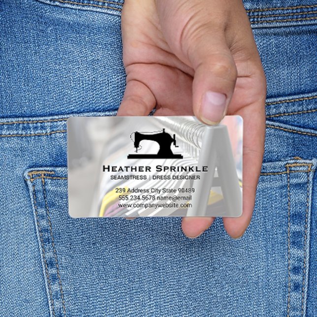 Nähmaschine | Kleidung Visitenkarte (Von Creator hochgeladen)