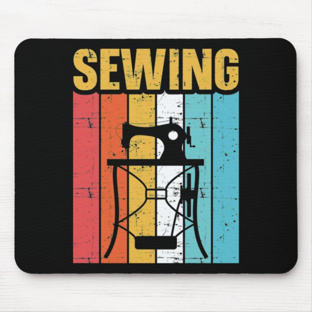 Nähmaschine Mousepad (Vorne)