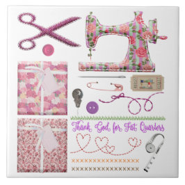 Nähmaschine Nahtstich Fliese