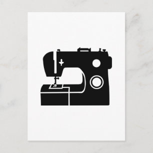 Nähmaschine Postkarte
