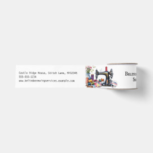 Nähmaschine QR-Code Kleinunternehmensbedarf Ripsband