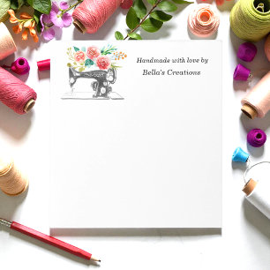 Nähmaschine Schneidereinheit Editor Notizblock