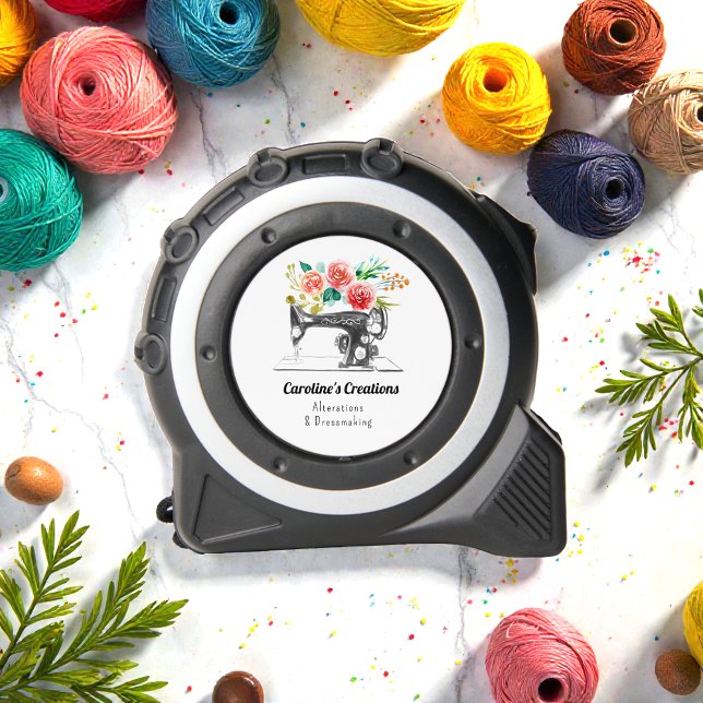 Nähmaschine Schwarz-weißer Handschuhmacher Maßband (Von Creator hochgeladen)