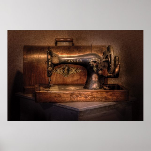 Nähmaschine - Singer Poster (Vorne)