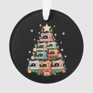 Nähmaschine Weihnachtsbaum Stich Stricken Nähen Xm Ornament