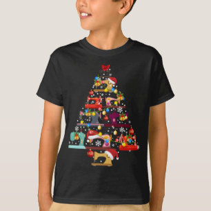 Nähmaschinen Weihnachtsbaum Quilt Nähliebhaber T-Shirt
