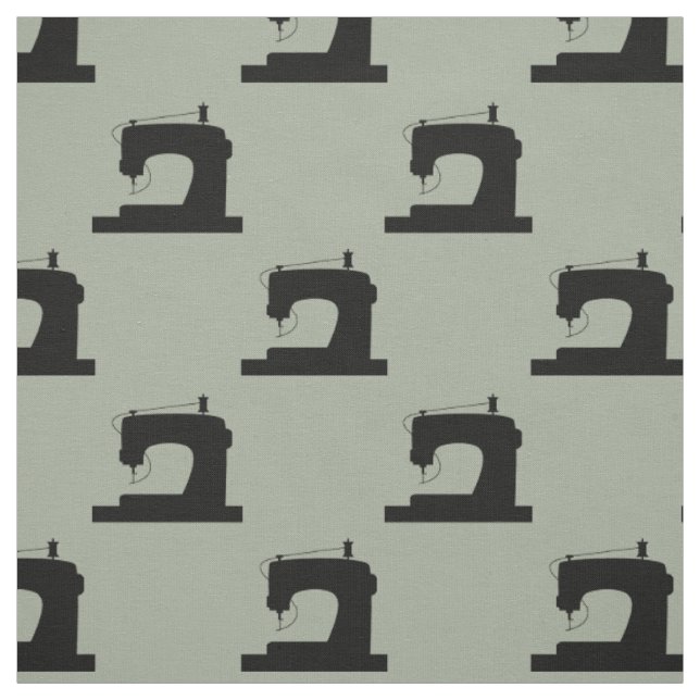 Nähmaschinenhandwerk schwarz stoff (Muster)