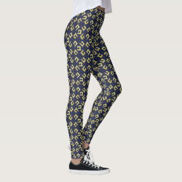 Nähmaschinenwerk Gold + Mitternachtsblau Leggings