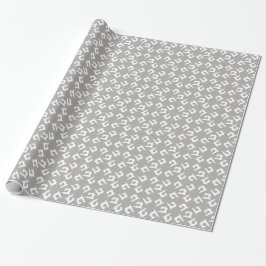 Nähmaschinenwerk ・ Weiß Geschenkpapier